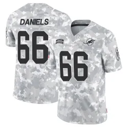 Men's Braeden Daniels Miami Dolphins No.66 Limited 2024 Salute to Service Jersey - Arctic Camo