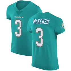 Men's Isaiah McKenzie Miami Dolphins No.3 Elite Aqua Team Color Vapor Untouchable Jersey - Green