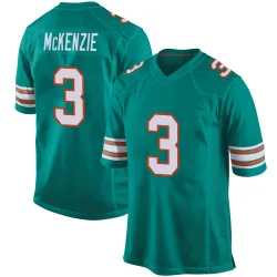 Men's Isaiah McKenzie Miami Dolphins No.3 Game Alternate Jersey - Aqua