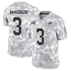 Men's Isaiah McKenzie Miami Dolphins No.3 Limited 2024 Salute to Service Jersey - Arctic Camo