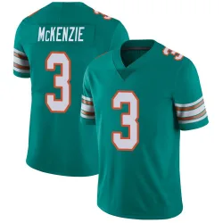 Men's Isaiah McKenzie Miami Dolphins No.3 Limited Alternate Vapor Untouchable Jersey - Aqua