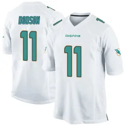 Men's Tyrel Dodson Miami Dolphins No.11 Game Jersey - White