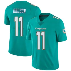 Men's Tyrel Dodson Miami Dolphins No.11 Limited Team Color Vapor Untouchable Jersey - Aqua