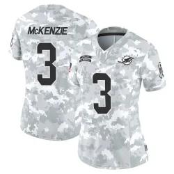 Women's Isaiah McKenzie Miami Dolphins No.3 Limited 2024 Salute to Service Jersey - Arctic Camo