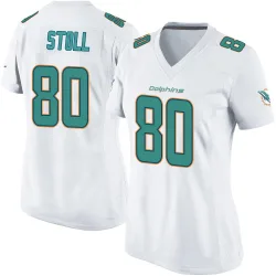 Women's Jack Stoll Miami Dolphins No.80 Game Jersey - White