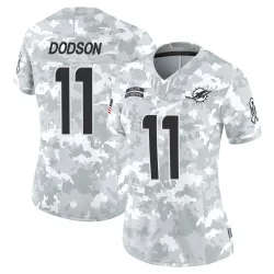 Women's Tyrel Dodson Miami Dolphins No.11 Limited 2024 Salute to Service Jersey - Arctic Camo