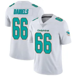 Youth Braeden Daniels Miami Dolphins No.66 limited Vapor Untouchable Jersey - White