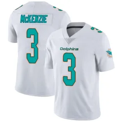 Youth Isaiah McKenzie Miami Dolphins No.3 limited Vapor Untouchable Jersey - White