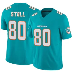 Youth Jack Stoll Miami Dolphins No.80 Limited Vapor F.U.S.E. Jersey - Aqua