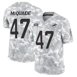 Youth Jake McQuaide Miami Dolphins No.47 Limited 2024 Salute to Service Jersey - Arctic Camo