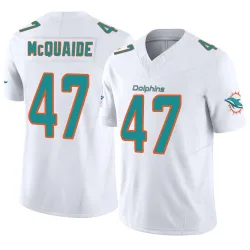 Youth Jake McQuaide Miami Dolphins No.47 Limited Vapor F.U.S.E. Jersey - White