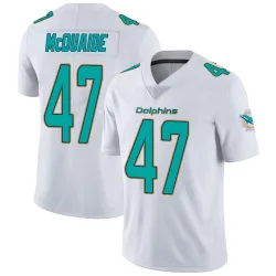 Youth Jake McQuaide Miami Dolphins No.47 limited Vapor Untouchable Jersey - White